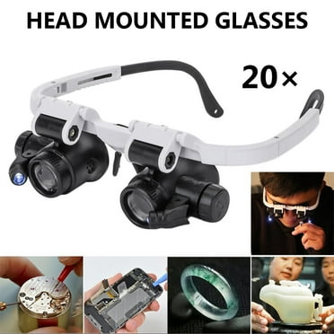 FPM Jewelers Loupe 15 Times Eye Mask Type Lamp Repair Table Magnifying Glass with Circle Head Wearing Magnifying Glass Repair Table Electronic Device Engraving FPM Jewelers Loupe 15 Times Eye Mask Type Lamp Repair Table Magnifying Glass with Circle Head Wearing Magnifying Glass Repair Table Electronic Device Engraving